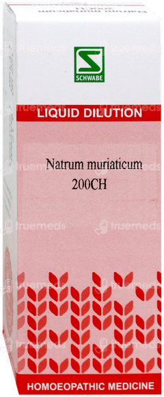 Dr Willmar Schwabe Natrum Muriaticum 200ch Dilution 30ml